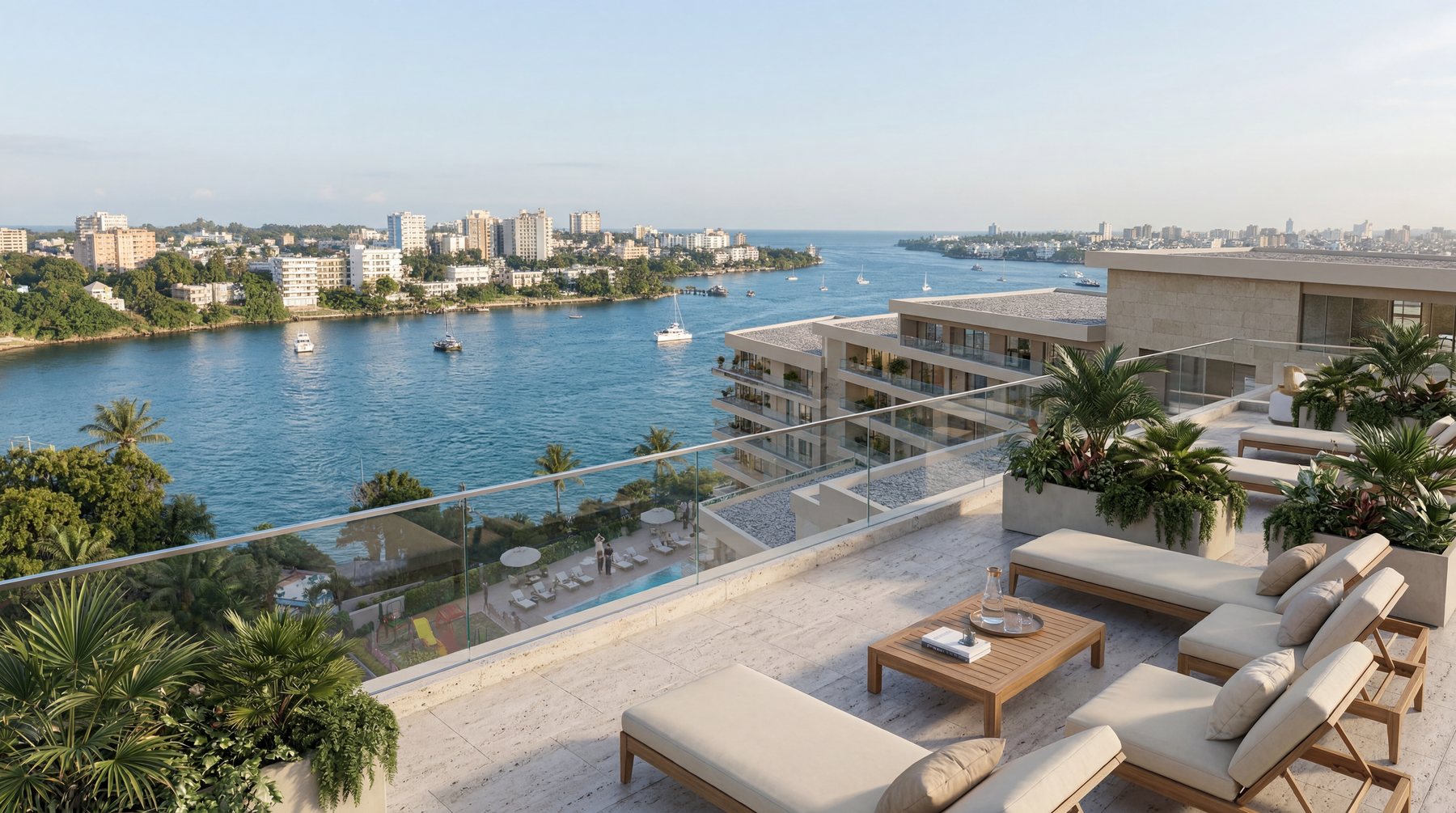 Daraja Residences aerial render